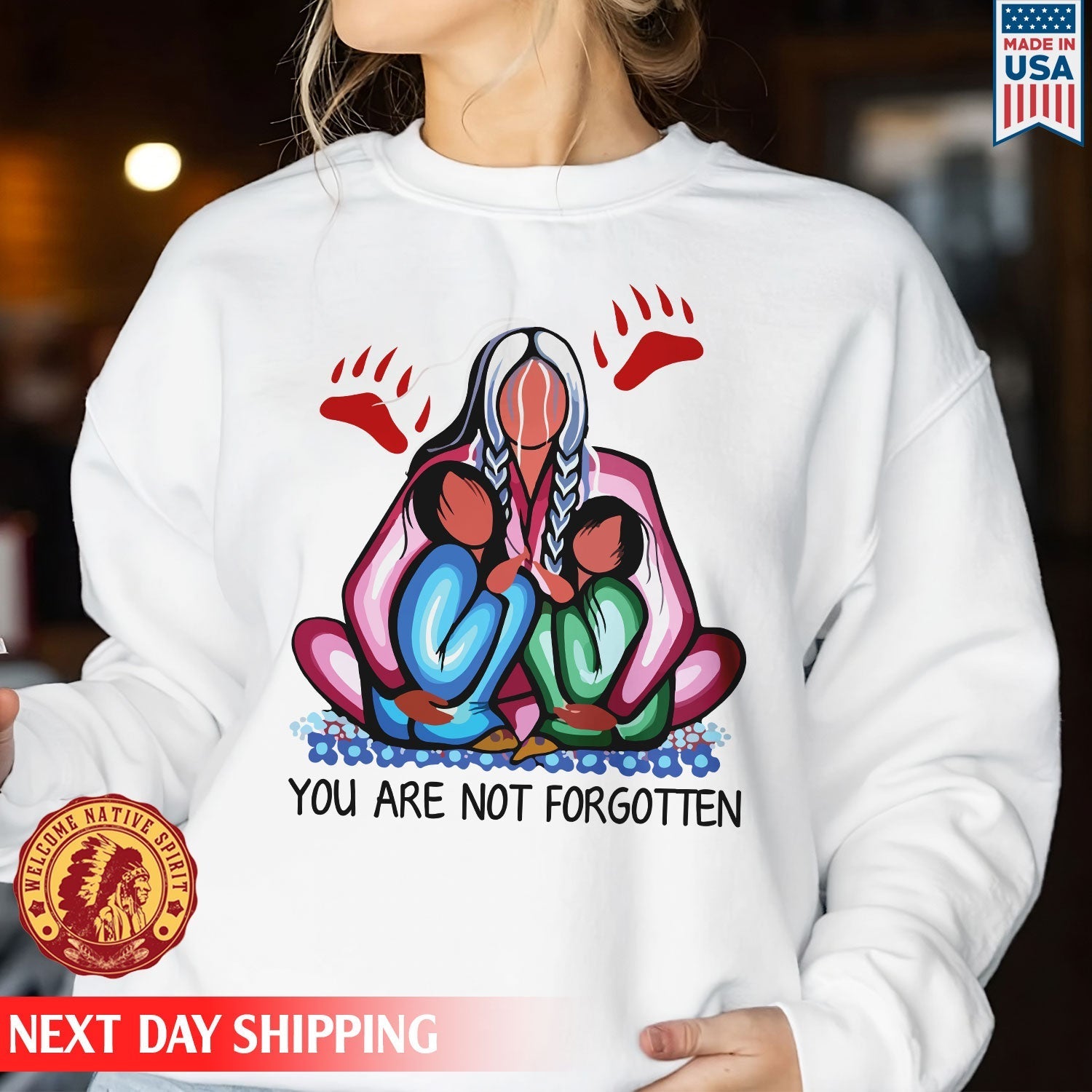 Every Child Matters Grandma With Grandniece You Are Not Forgotten Orange Shirt Day Unisex T-shirt/Hoodie/Sweatshirt