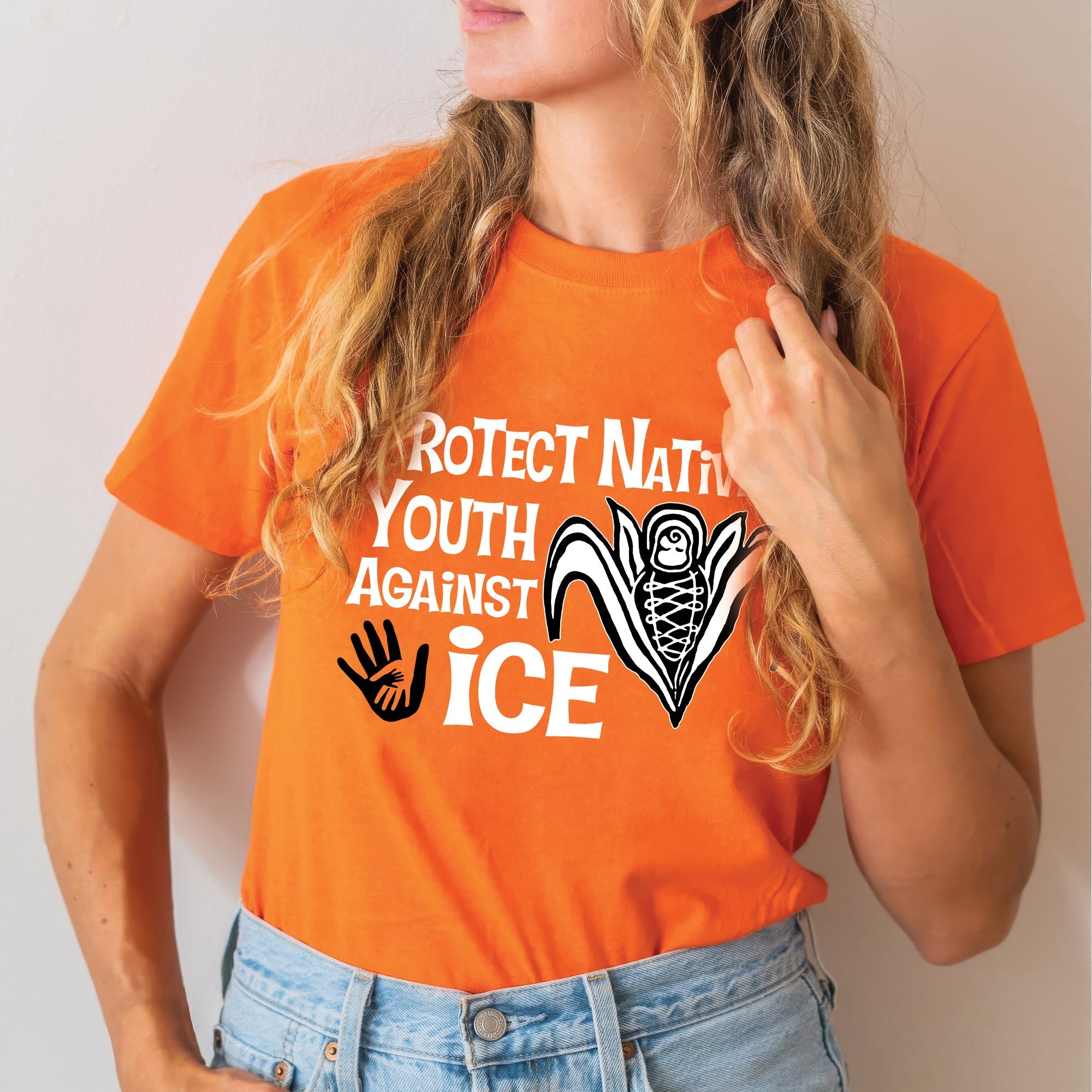Protect Native Youth Against ICE Indigenous Rights Awareness Unisex T-shirt/Hoodie/Sweatshirt