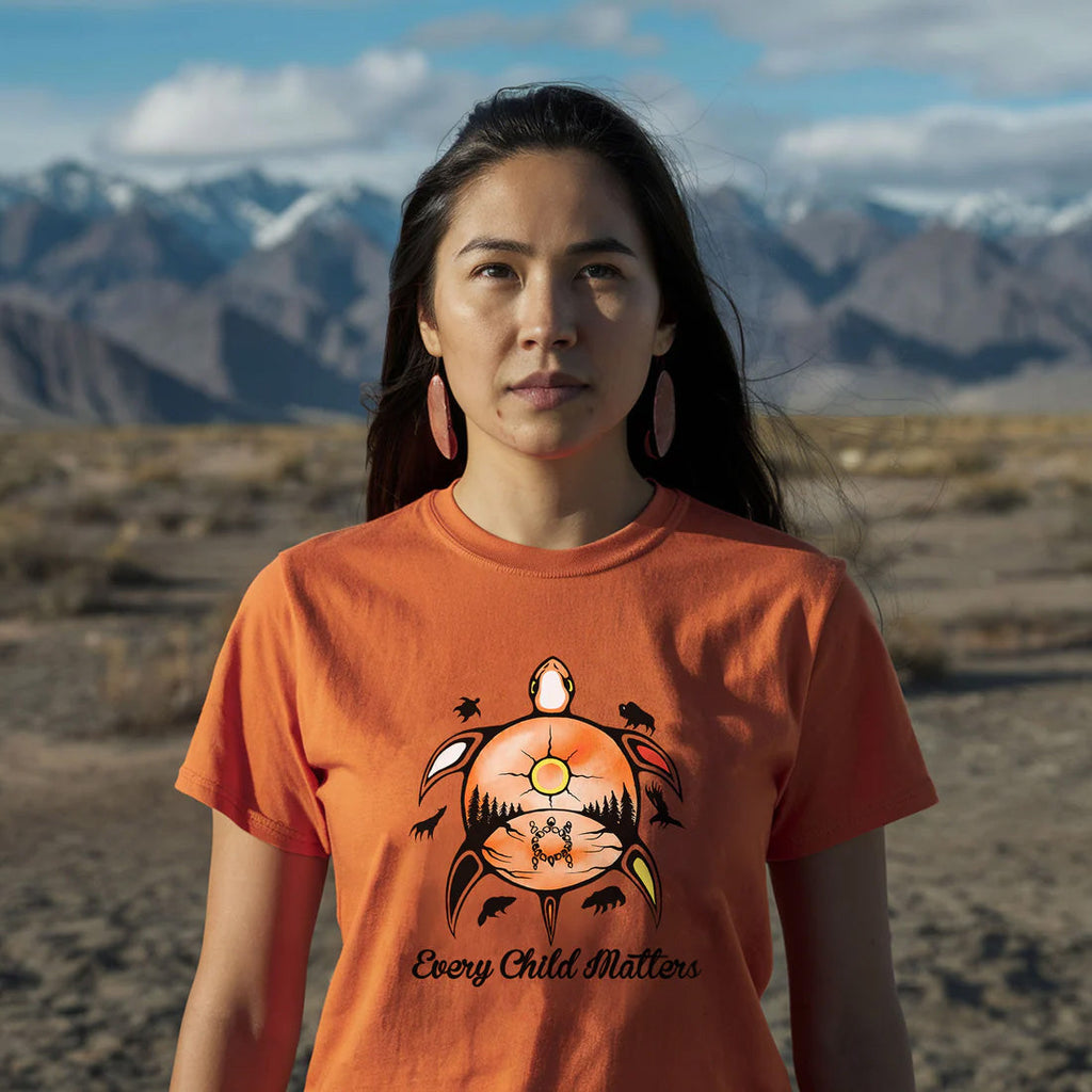 Every Child Matters Turtle For Orange Shirt Day Unisex T-shirt/Hoodie/Sweatshirt 264