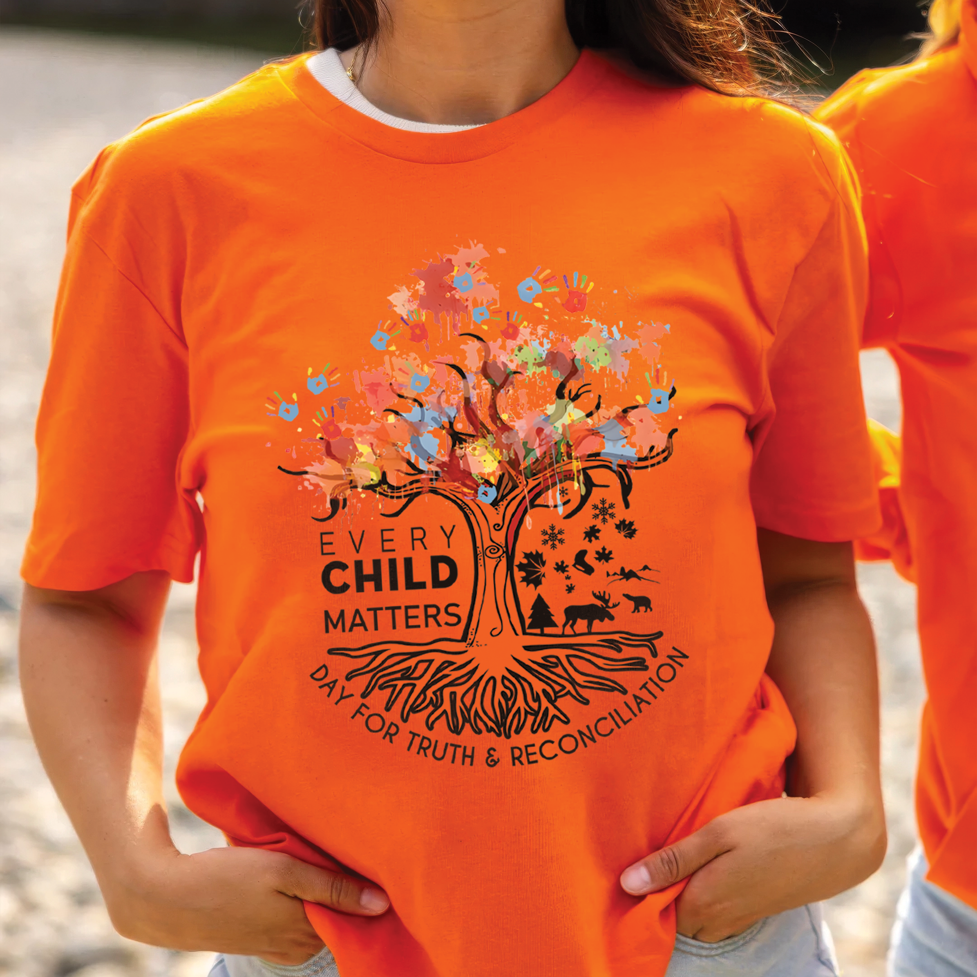 Tree of Life, Handprints of Hope, and Healing - For Orange Shirt Day Unisex T-shirt/Hoodie/Sweatshirt 161