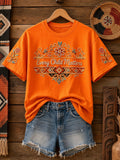 Women's Orange Shirt Day Print T-Shirt