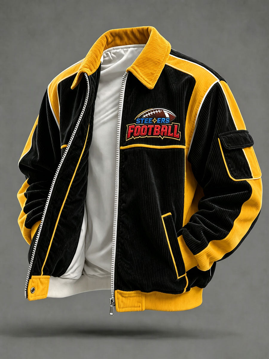 Men'S Football Fan Casual Jacket