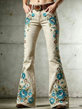 Ladies' Western Style Daily Casual Denim Pants