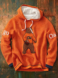 Men's Football Gameday Gift For Football Fans French Terry Hoodie