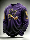 Men's Football Printed Waffle T-Shirt