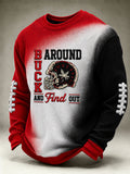 Men'S Rugby Printed Waffle T-Shirt