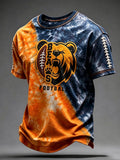 Men'S Football Fan Print Casual T-Shirt