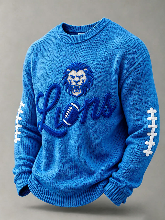 Men's casual rugby sweater