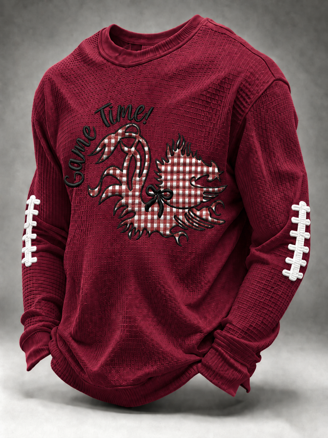 Men'S Football  Printed Waffle T-Shirt