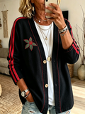 Women'S University Football Fan Cardigan