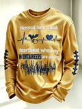 Men'S Football Printed Waffle T-Shirt