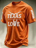 Men's Football Fan Waffle T-Shirt