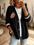 Women'S Football Casual Cardigan