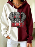 Women'S Football Printed Hooded Sweatshirt