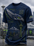 Men's Football Gameday Gift For Football Fans Casual Tee