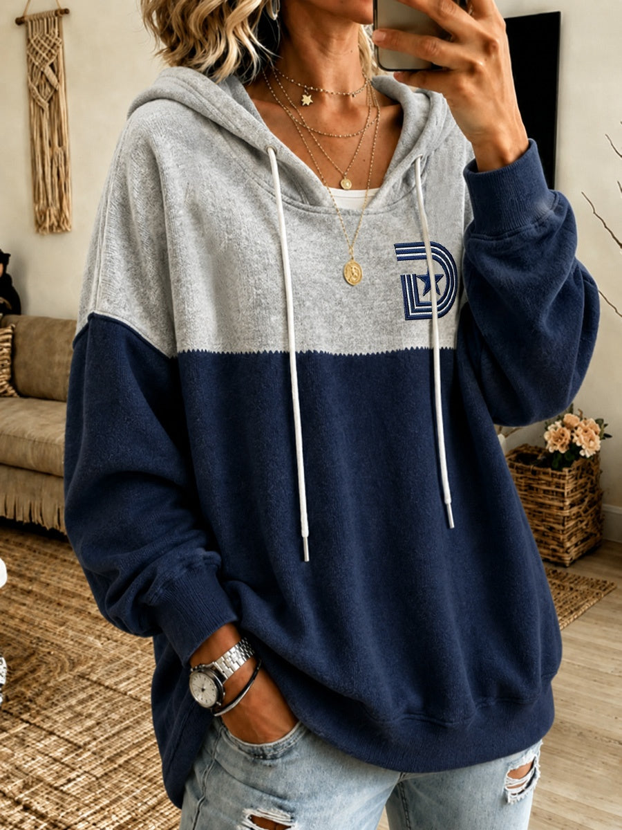Women's Football Print Casual Sweatshirt