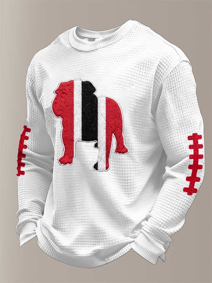 Men'S Rugby Printed Waffle T-Shirt