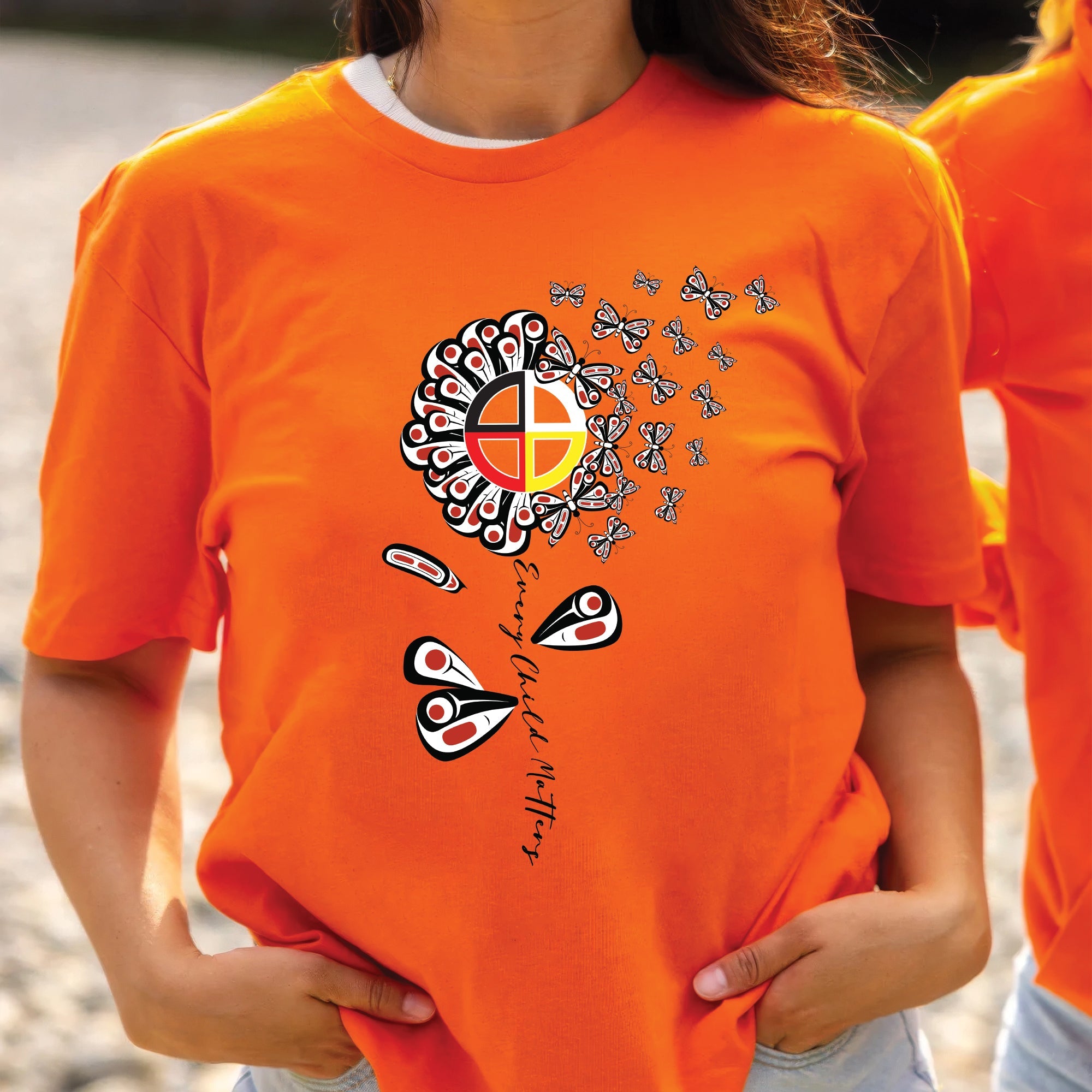 Every Child Matters – Native American Medicine Wheel Butterfly Remembrance Unisex T-shirt/Hoodie/Sweatshirt