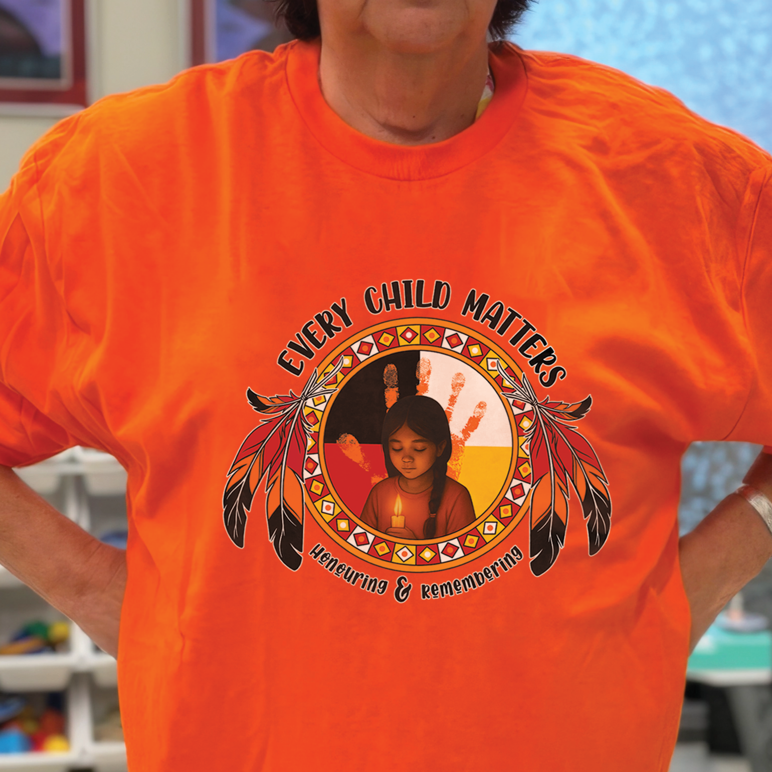 Remembering the Lost, Honouring the Survivors For Orange Shirt Day Unisex T-shirt/Hoodie/Sweatshirt 148