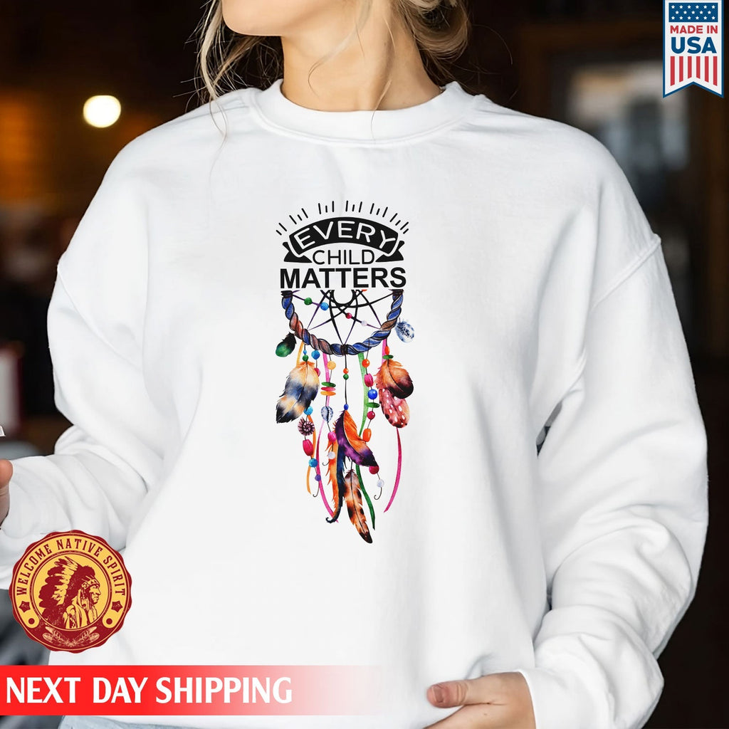 Every Child Matters Dreamcatcher Orange Shirt Day Unisex T-shirt/Hoodie/Sweatshirt