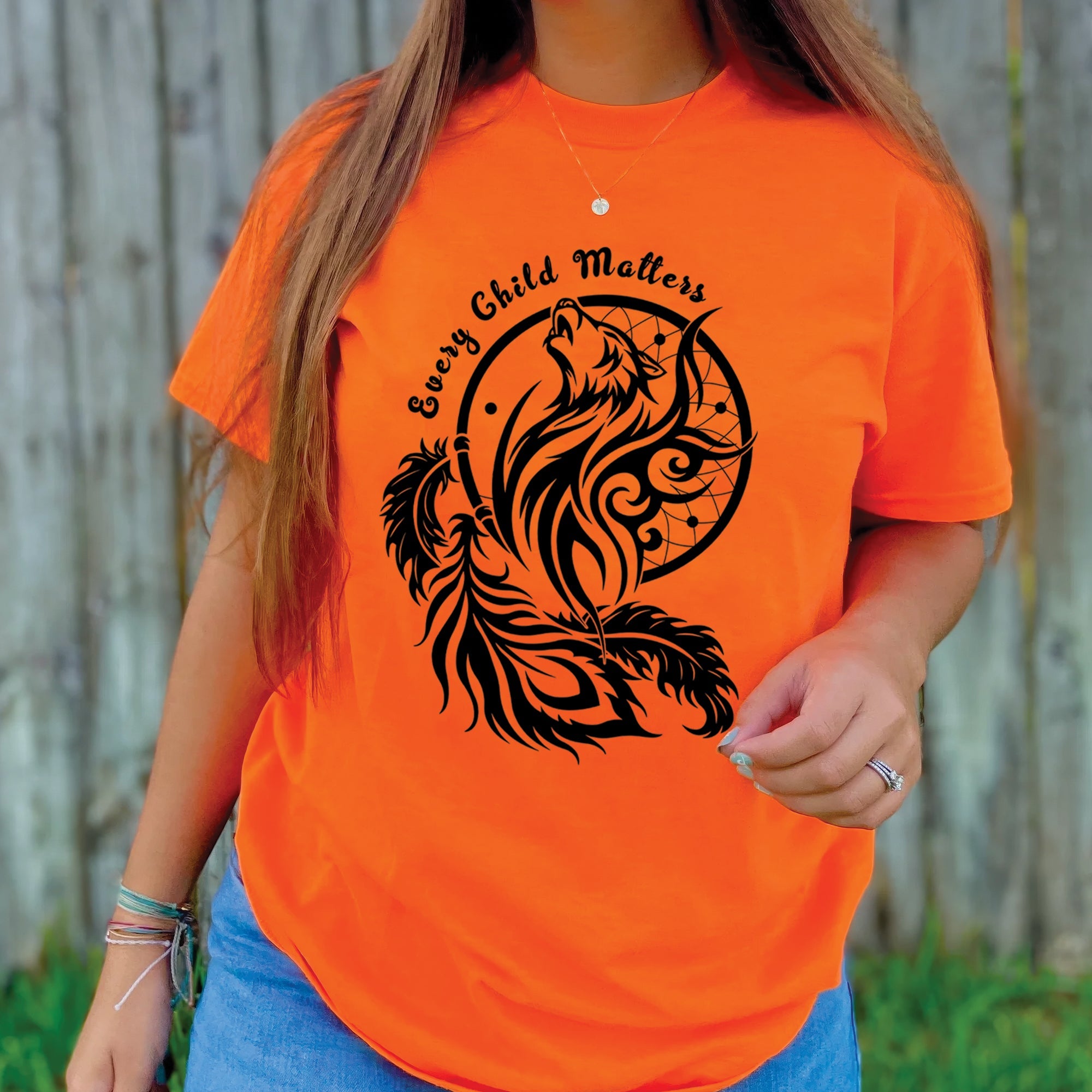 Every Child Matters Wolf Dreamcatcher Unisex T-shirt/Hoodie/Sweatshirt