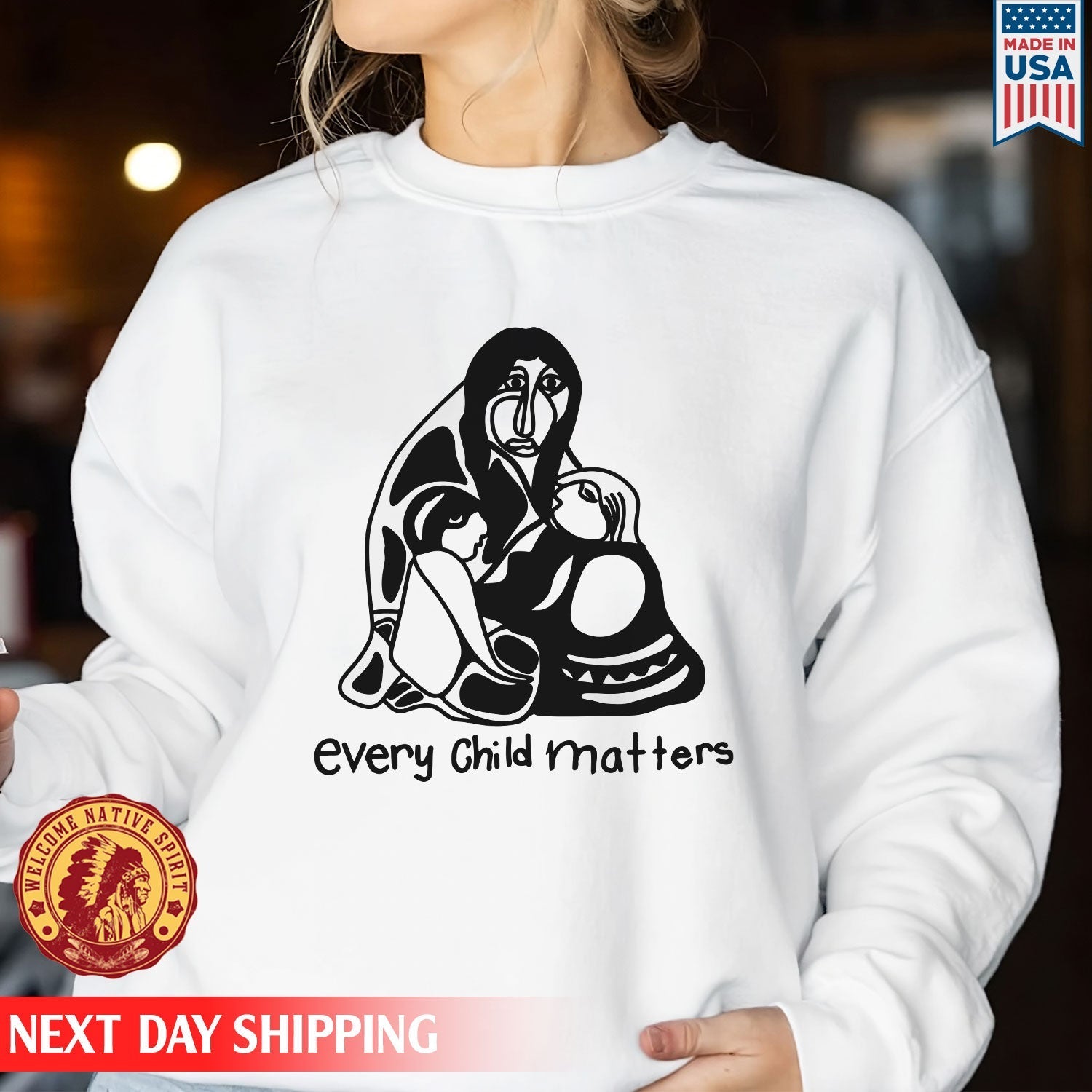 Every Child Matters Grandma With Grandniece Together For Orange Day Unisex T-shirt/Hoodie/Sweatshirt