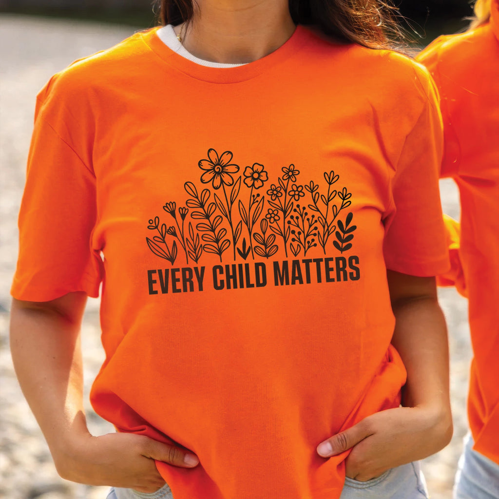 Every Child Matters – Blooming Hope Orange Shirt Day Native American Unisex T-shirt/Hoodie/Sweatshirt