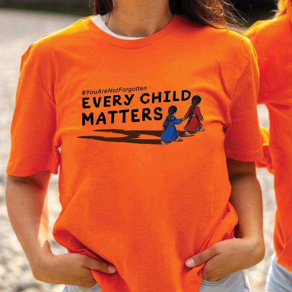 Walking Home Together Every Child Matters Orange Shirt Day Shirt Unisex T-shirt/Hoodie/Sweatshirt