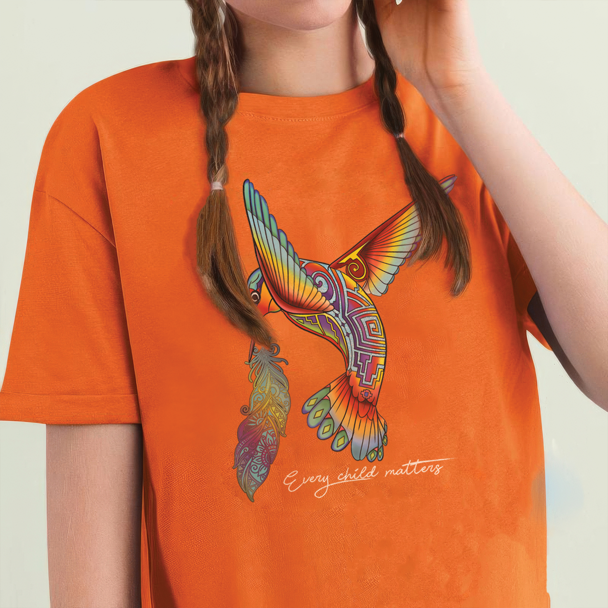 Wings of Hope, Feathers of Freedom - For Every Child Matters Unisex T-shirt/Hoodie/Sweatshirt 171