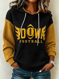 Women's Football Print Sweatshirt