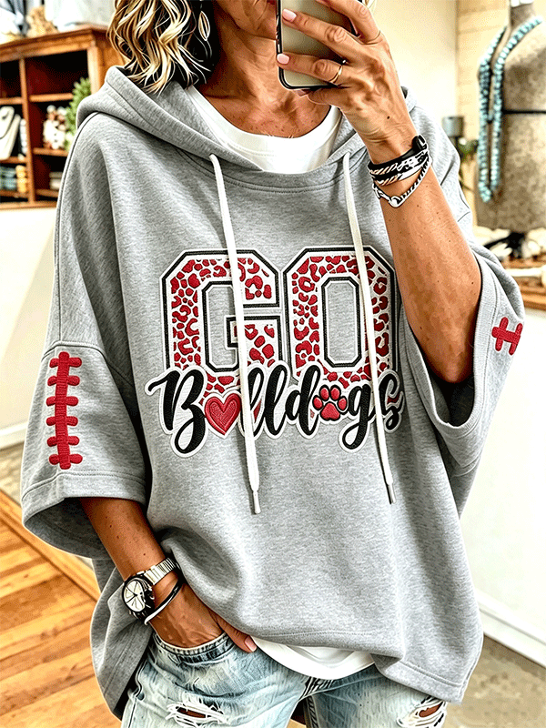 Women'S Football Sports Casual Hoodie