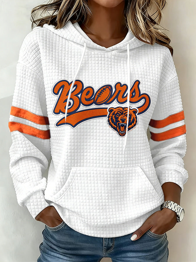 Women'S Football Fans Print Sweatshirt