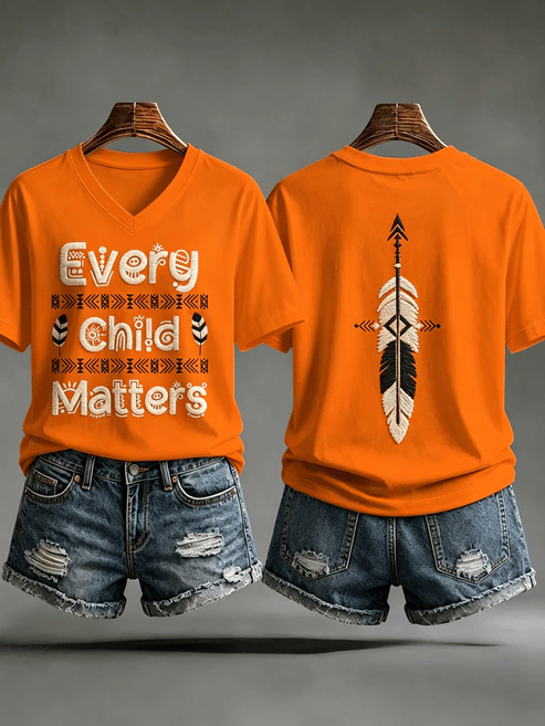 ❤️Buy 3 Get 20% Off❤️Women's Every Child Matters Printed T-shirt