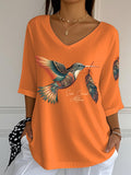 Women's Orange Shirt Day Printed T-Shirt