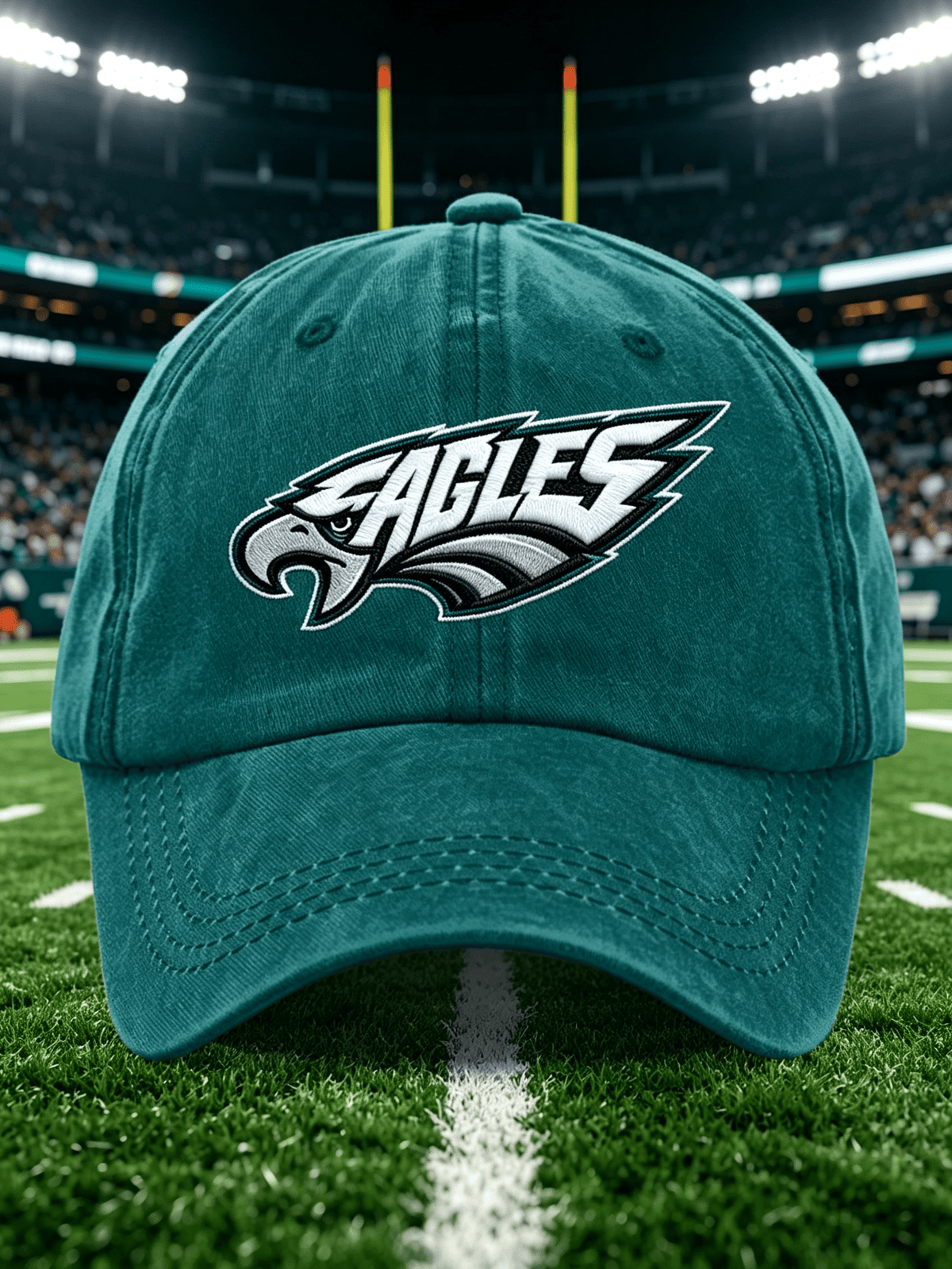 Neutral Casual Football Printed Hat
