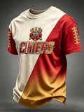 Men'S Football Fan Printed T-Shirt
