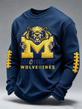 Men'S Football Enthusiast Sports Waffle Top