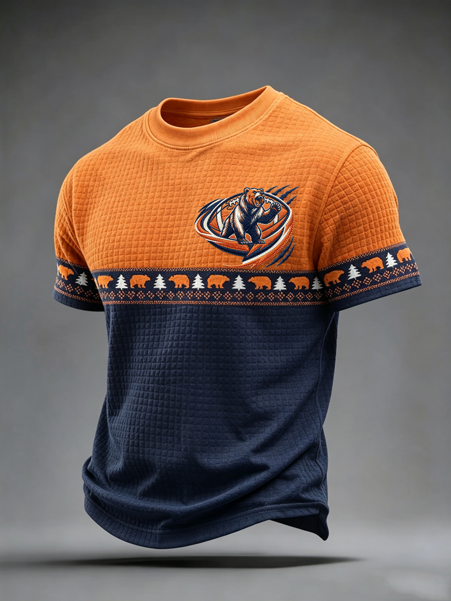 Men'S Rugby Fan Printed Casual T-Shirt