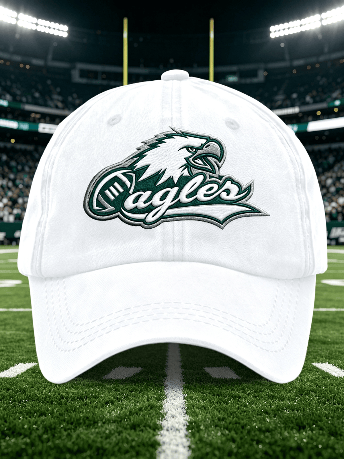 Neutral Casual Football Printed Hat
