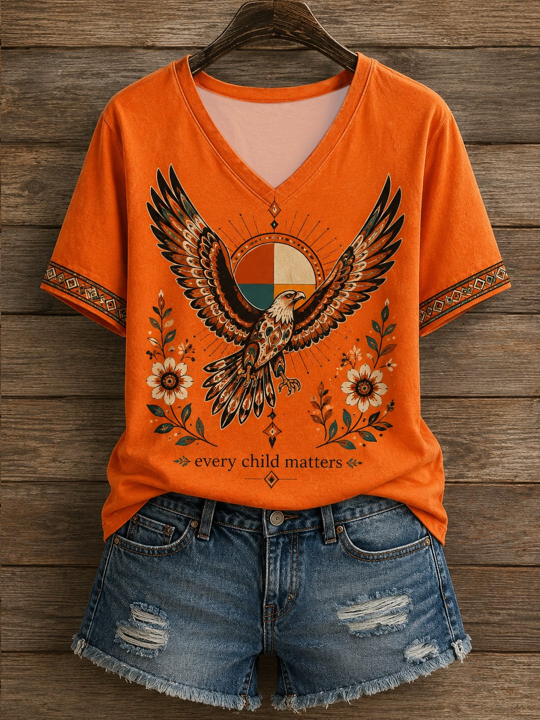❤️Buy 3 Get 20% Off❤️Women's National Day For Truth And Reconciliation Printed Top