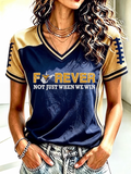 Women'S Football Print Short-Sleeve T-Shirt 43/200