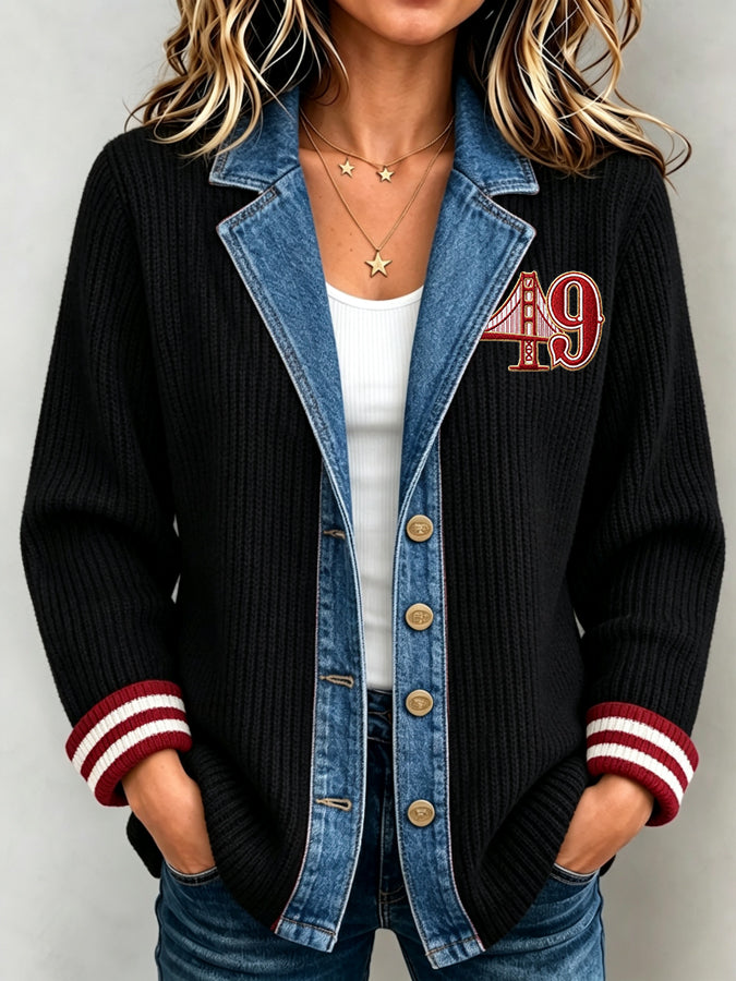 Women'S Football Fan Casual Top