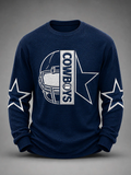 Men'S Retro Football Waffle T-Shirt