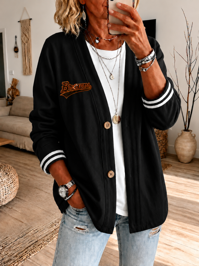 Women'S Football Fan Cardigan