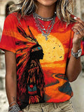 ❤️Buy 3 Get 20% Off❤️Women's Indigenous Art Print T-Shirt