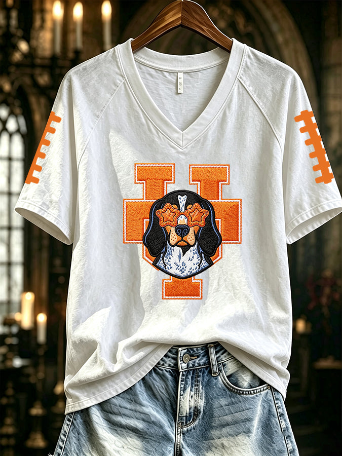 Women's Football Print T-shirt