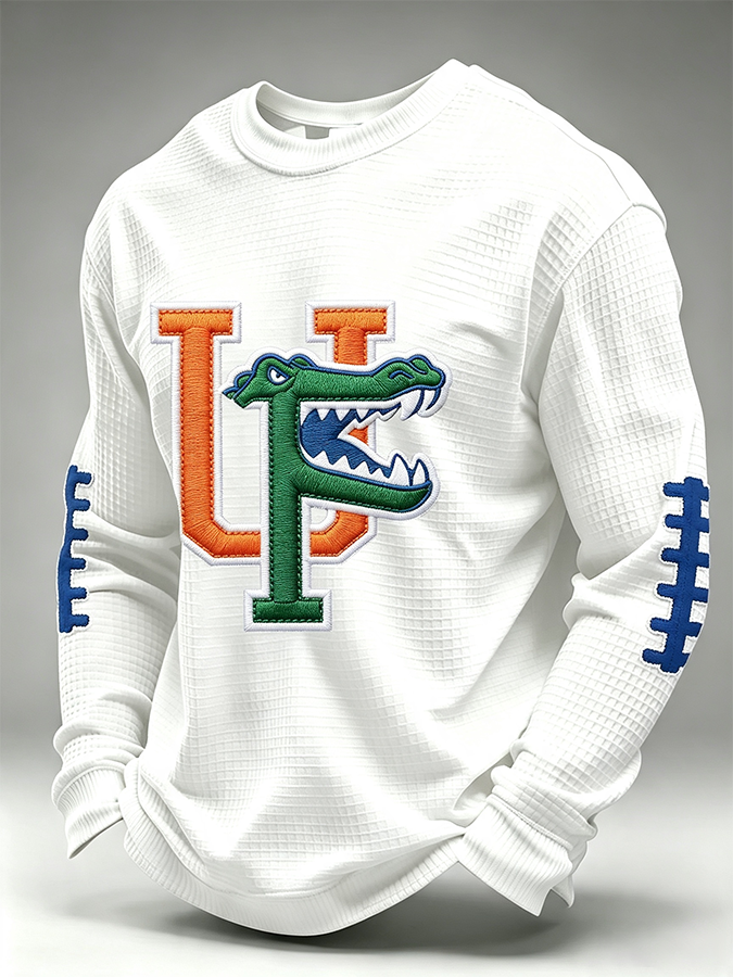 Men'S Retro Football Waffle T-Shirt