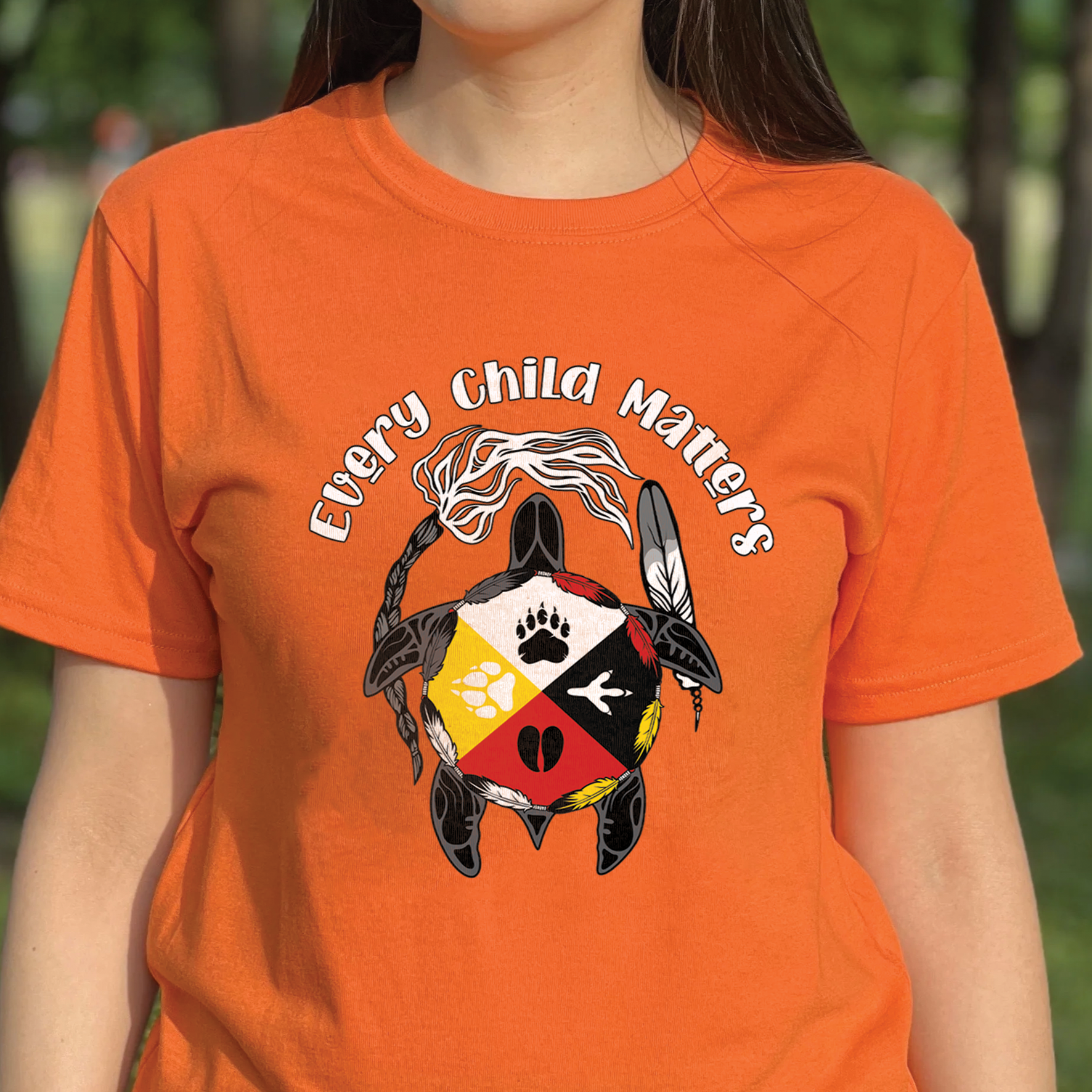 Sacred Circle of Healing – For Orange Shirt Day Unisex T-shirt/Hoodie/Sweatshirt 143