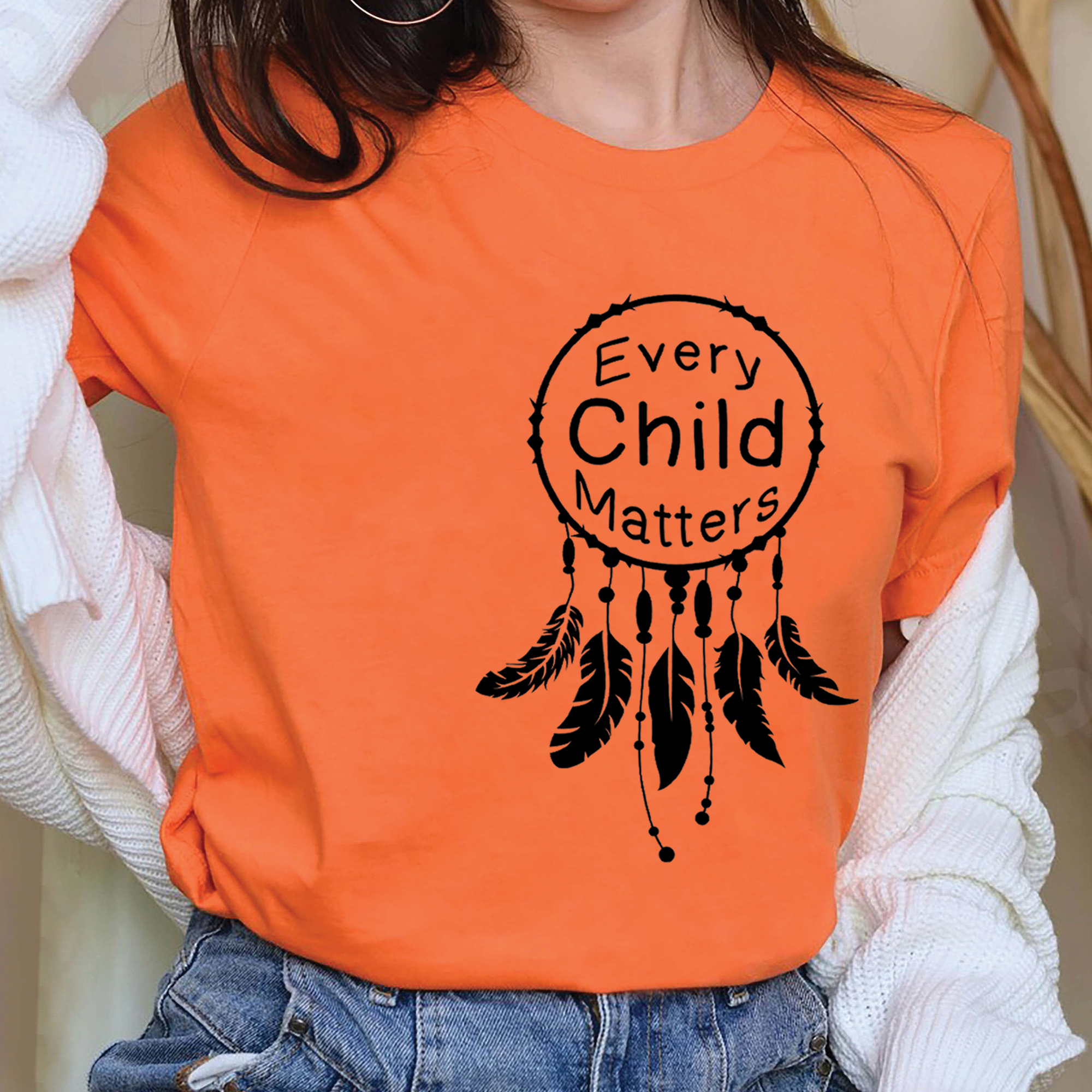 Every Child Matters For Orange Shirt Day Unisex T-shirt/Hoodie/Sweatshirt 151