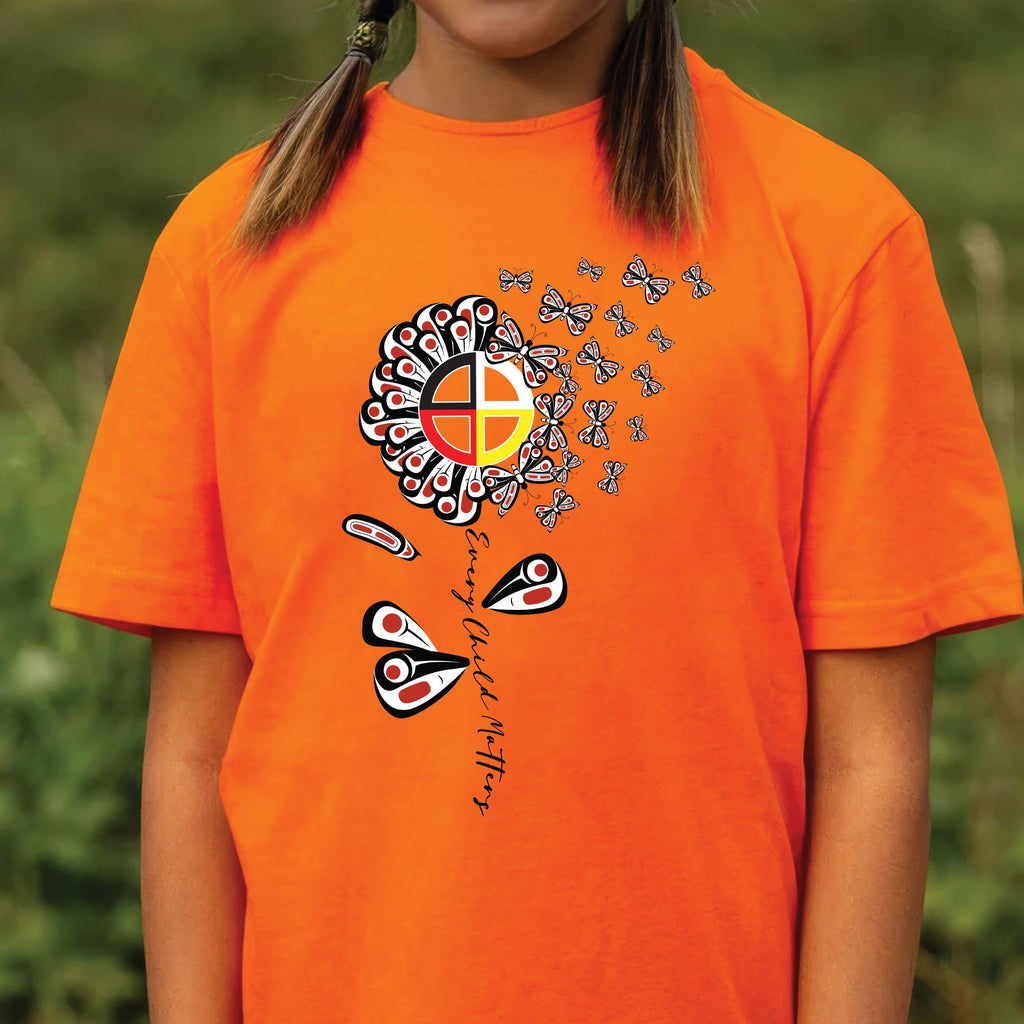 Every Child Matters – Native American Medicine Wheel Butterfly Remembrance Unisex T-shirt/Hoodie/Sweatshirt